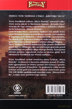 Wojenna nawałnica. Kroniki Nicci (Tom 3) - Terry Goodkind [KSIĄŻKA]