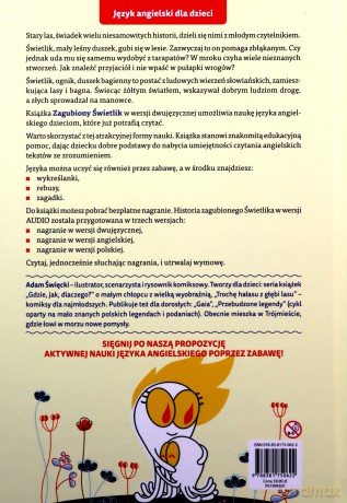 Zagubiony świetlik. Brighty got lost w wersji dwujęzycznej dla dzieci - Adam Święcki [KSIĄŻKA]
