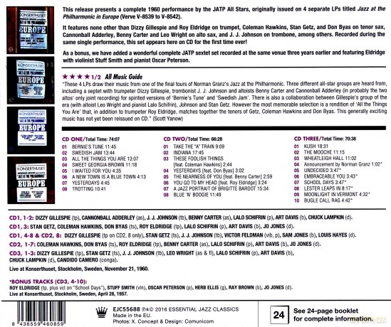 Complete Live In Stockholm November 21 1960 [3CD]