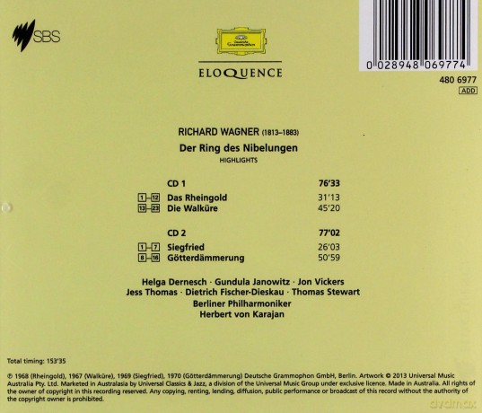 Berliner Philharmonik: Der Ring Des Nibelungen (Highlights) [2CD]