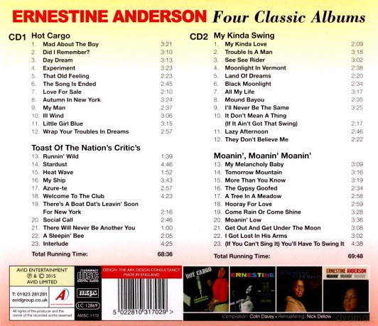Ernestine Anderson: Four Classic Albums [CD]