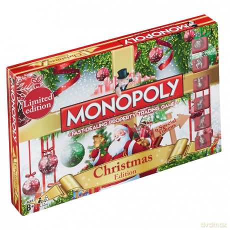 Monopoly Świąteczna Gra planszowa wersja angielska