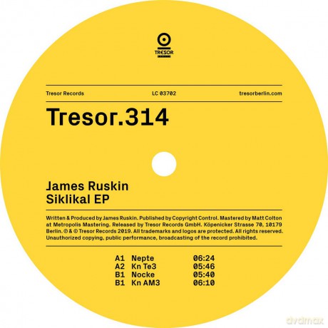 James Ruskin: Siklikal EP [Winyl]