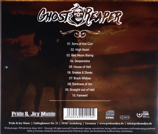 Ghostreaper: Straight Out Of Hell [CD]