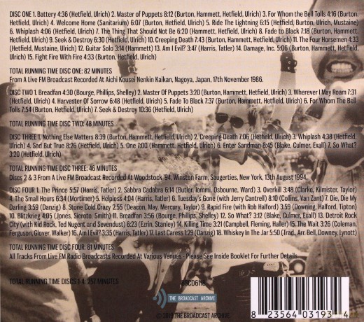 Metallica: The Little Box Of Metallica [4CD]