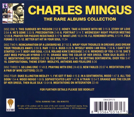 Charles Mingus: The Rare Albums Collection [4CD]