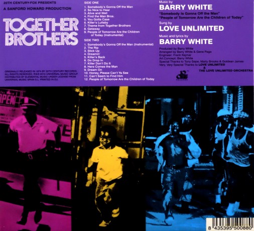 Barry White: Together Brothers (20th Century Records) [CD]