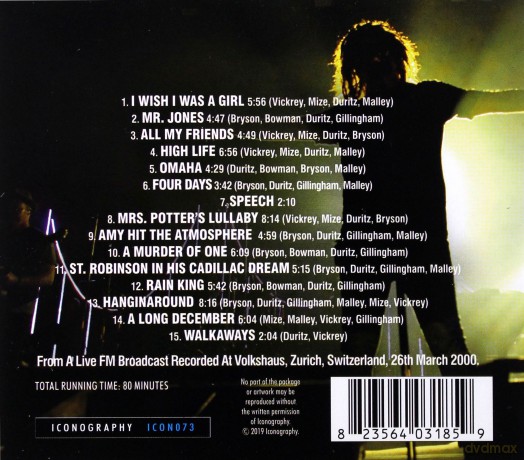 Counting Crows: Zurich 2000 [CD]