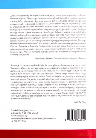 Autyzm od wewnątrz. Poradnik - Hilde De Clercq [KSIĄŻKA]