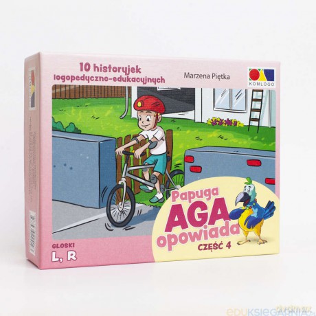 Historyjki obrazkowe. Papuga Aga opowiada cz. 4 [KSIĄŻKA]