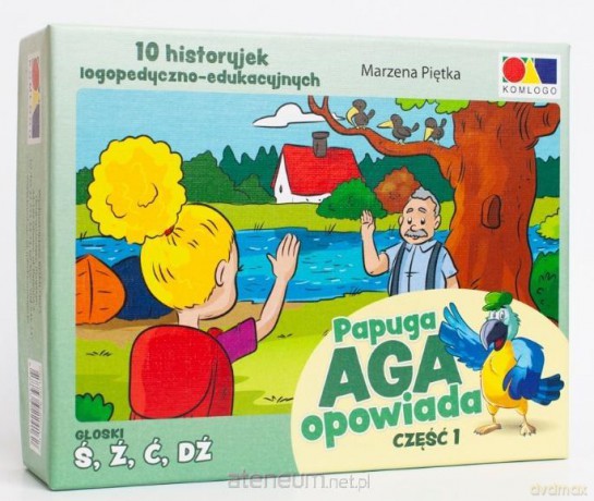 Historyjki obrazkowe. Papuga Aga opowiada cz.1 [KSIĄŻKA]
