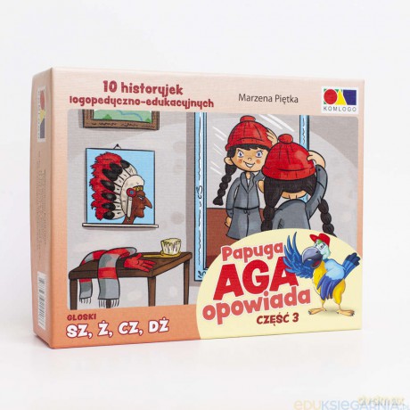 Historyjki obrazkowe. Papuga Aga opowiada cz.3 [KSIĄŻKA]