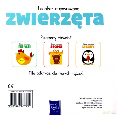 Idealnie dopasowane. Zwierzęta [KSIĄŻKA]