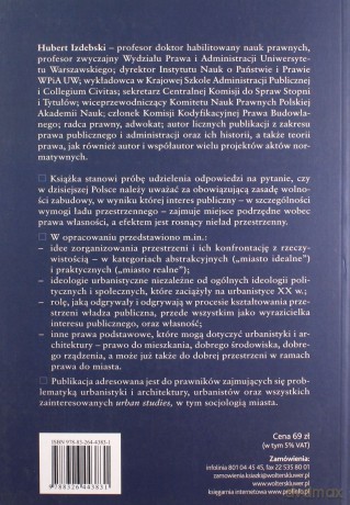 Ideologia i zagospodarowanie przestrzeni - Hubert Izdebski [KSIĄŻKA]