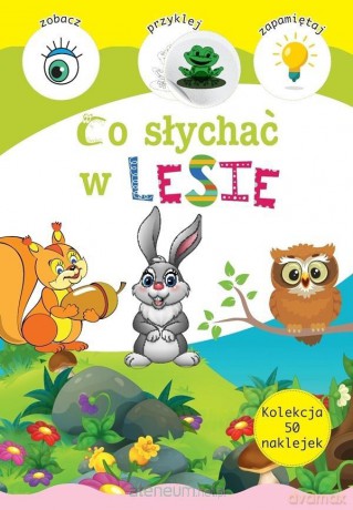 Kolekcja 50 naklejek. Co słychać w lesie [KSIĄŻKA]