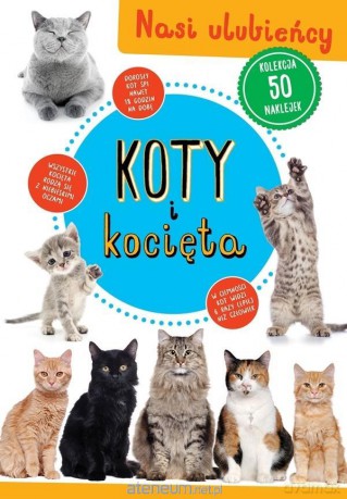 Kolekcja 50 naklejek. Koty i kocięta [KSIĄŻKA]