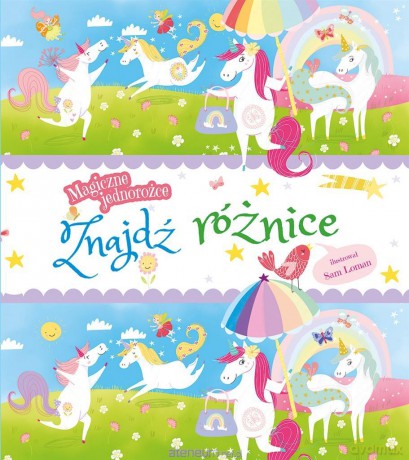 Magiczne jednorożce. Znajdź różnice [KSIĄŻKA]