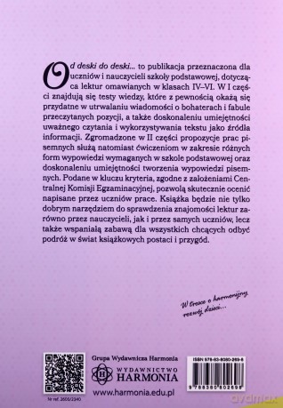 Od deski do deski. Testy 4-6 - Anna Korcz [KSIĄŻKA]