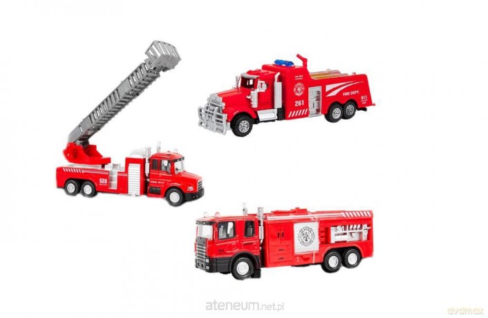 Straż pożarna metalowa duża 3 rodzaje
