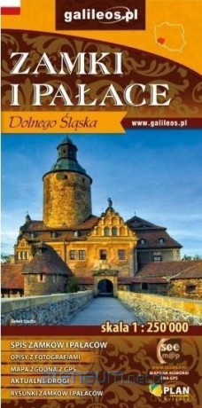 Zamki i pałace Dolnego Śląska 1:250 000