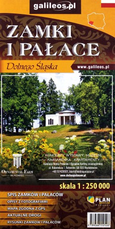 Zamki i pałace Dolnego Śląska 1:250 000