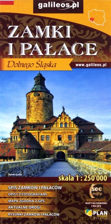 Zamki i pałace Dolnego Śląska 1:250 000
