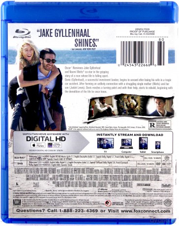 Demolition (Destrukcja) [Blu-Ray]+[DVD]
