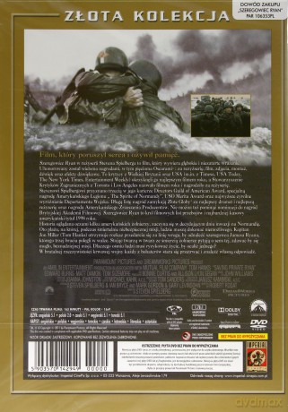 Szeregowiec Ryan (polski lektor) (Złota Kolekcja) [DVD]