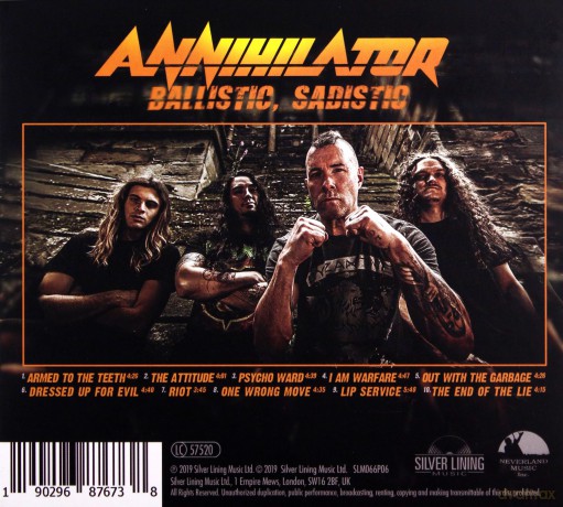 Annihilator: Ballistic, Sadistic [CD]