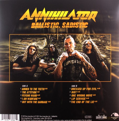 Annihilator: Ballistic, Sadistic [Winyl]