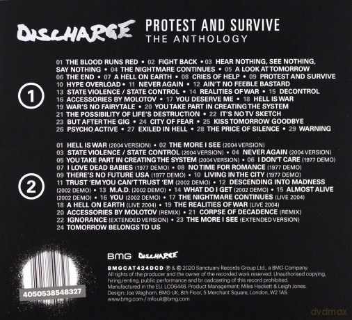 Discharge: Protest And Survive: The Anthology [2CD]