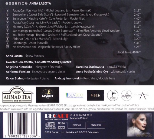 Anna Lasota: Essence [CD]