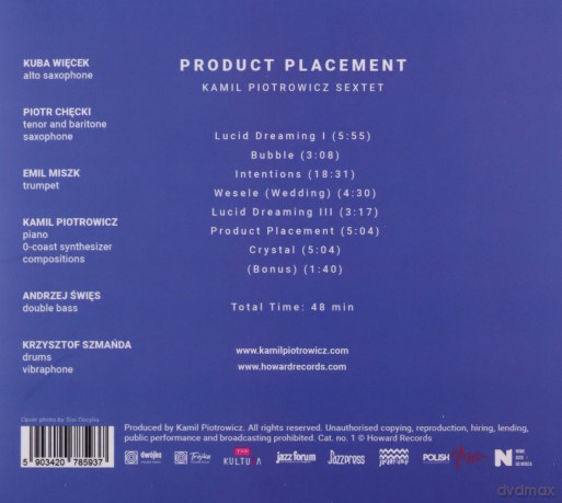 Kamil Piotrowicz Sextet: Product Placement [CD]