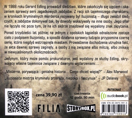 Iluzjonista - Remigiusz Mróz [AUDIOBOOK]