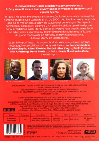 IKONY XX wieku. Historia ubiegłego stulecia przez pryzmat najważniejszych postaci XX wieku (BBC) [3DVD]