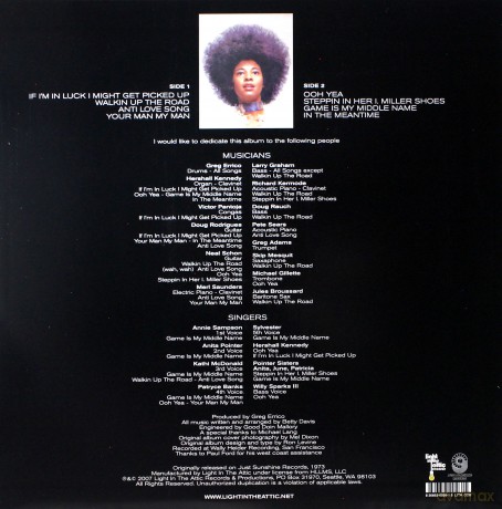 Betty Davis: Betty Davis [Winyl]