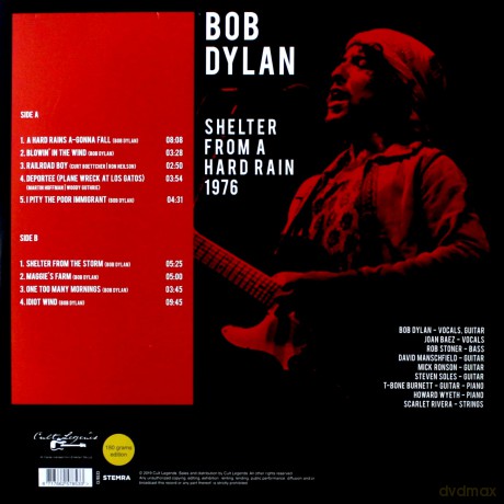 Bob Dylan: Bob Dylan - Best Of Shelter From A Hard Rain 1976 Live [Winyl]
