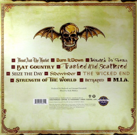 Avenged Sevenfold: City Of Evil [Winyl]