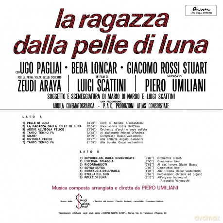Piero Umiliani: La Ragazza Dalla Pelle Di Luna - Ost [2xWinyl]