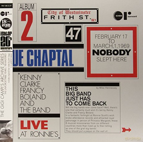 Kenny Clarke Francy Boland Big Band: Rue Chaptal - Live at Ronnie's [Winyl]