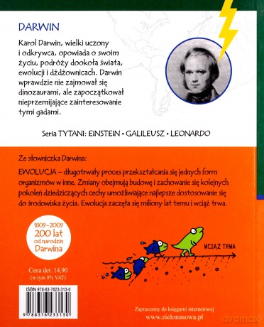 Darwin I Prawdziwa Historia Dinozaurów - Luva Novelli [KSIĄŻKA]