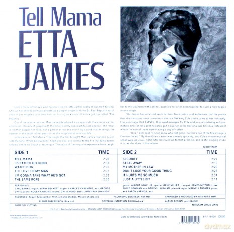 Etta James: Tell Mama [Winyl]