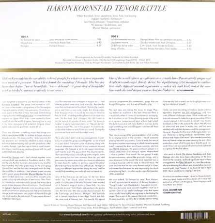 Hakon Kornstad: Tenor Battle [Winyl]