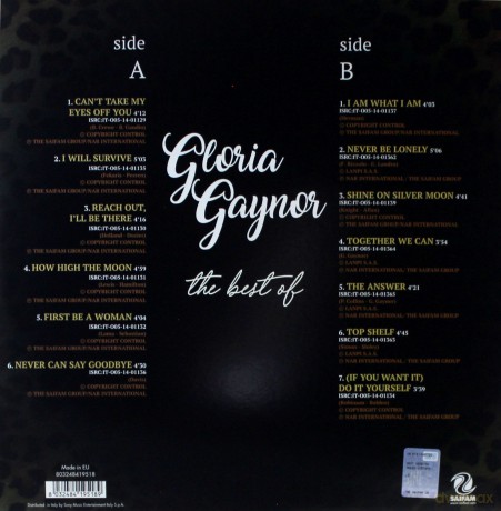 Gloria Gaynor: The Best Of Gloria Gaynor [Winyl]