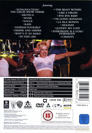 Madonna: Girlie Show Live Down Under [DVD]