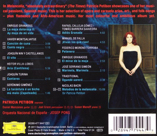 Patricia Petibon: Melancolia [CD]