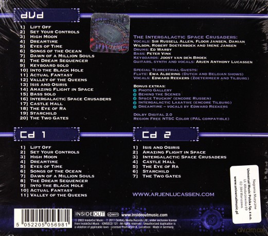 Arjen Anthony Lucassen's Star: Live On Earth [3CD]
