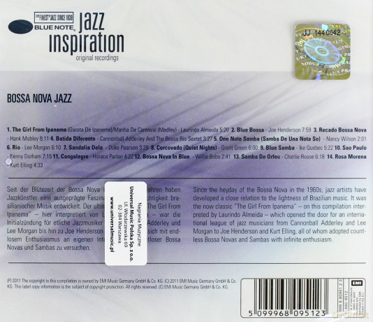 Jazz Inspiration: Bosa Nova Jazz [CD]