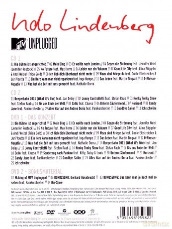 Udo Lindenberg: Mtv Unplugged Live Aus Dem Hot [2CD]+[2DVD]