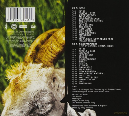Slipknot: Iowa 10th Anniversary (digipack) [2CD]+[DVD]